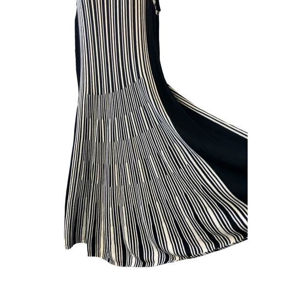 Nic + Zoe Women's Black/Cream Sleeveless Knit Sweater Slightly Flare Dress SZ 3X - Picture 3 of 10